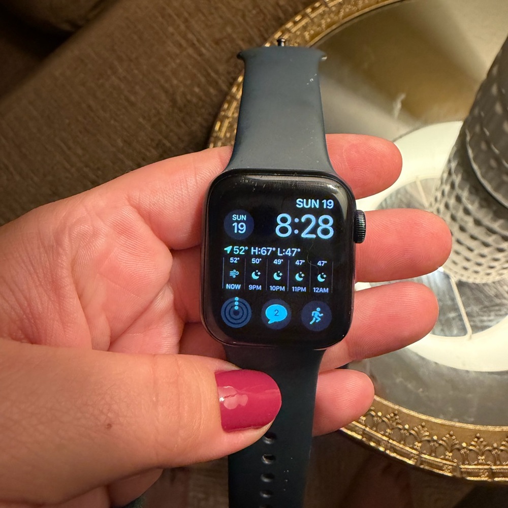 Apple Smartwatch with black band